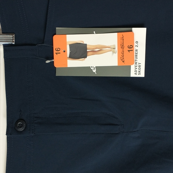 Eddie Bauer Navy Adventurer 2.0 Skort Size 16 - Picture 4 of 10